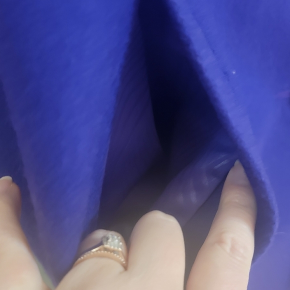 Vintage Dani Colby Wool Purple Mobwife Peacoat Classy Style Plus Size Coat - Picture 12 of 13